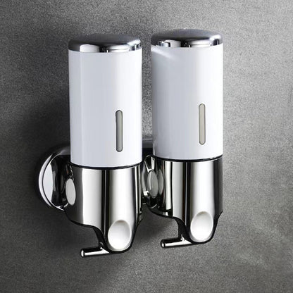Hotel Wall Mounted Soap Dispenser with Level Window in White