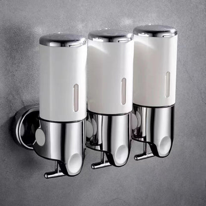 Hotel Wall Mounted Soap Dispenser with Level Window in White