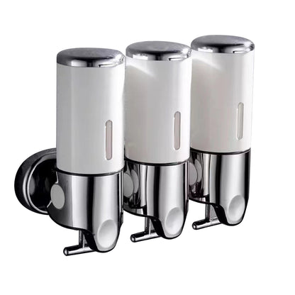 Hotel Wall Mounted Soap Dispenser with Level Window in White