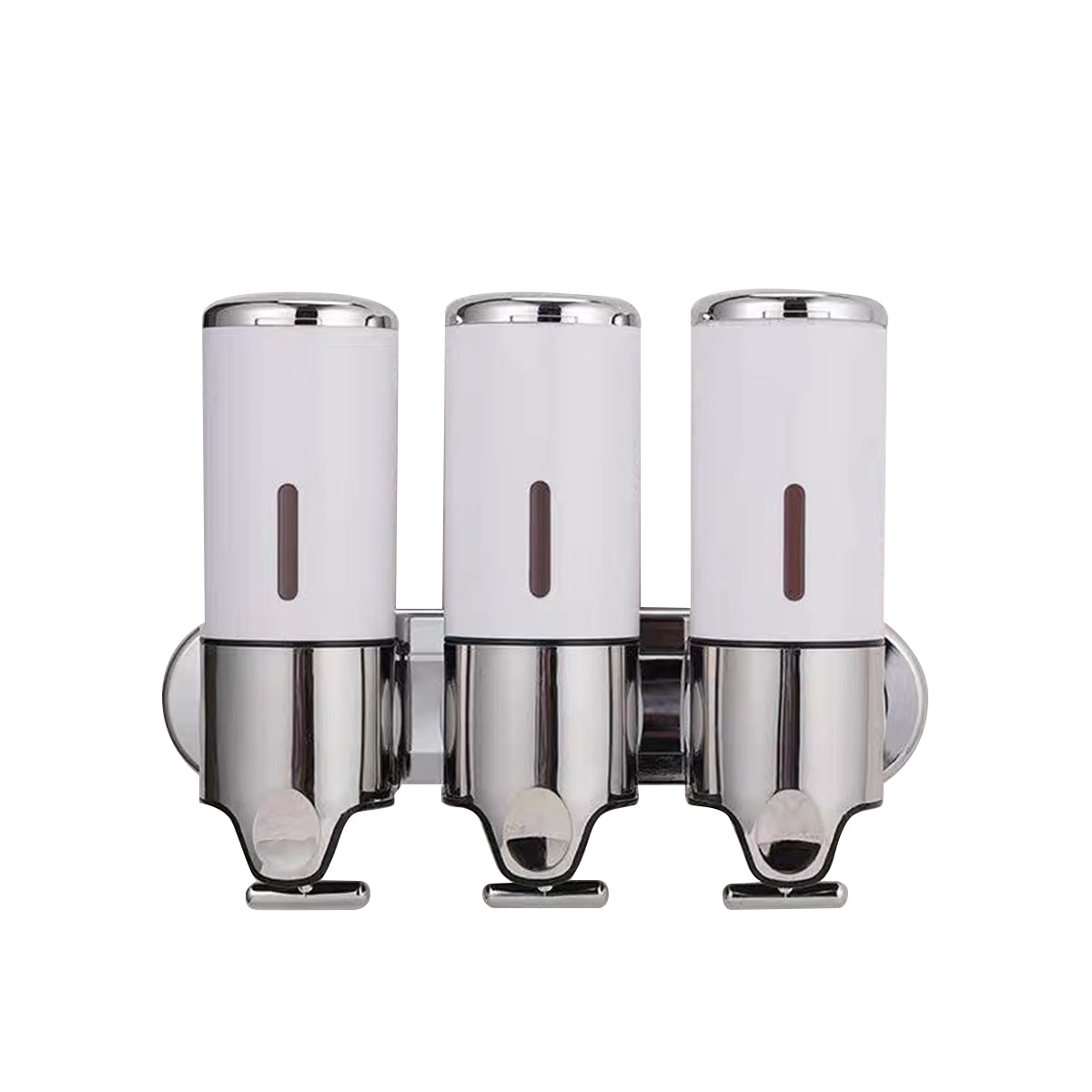 Hotel Wall Mounted Soap Dispenser with Level Window in White