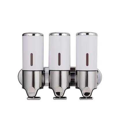 Hotel Wall Mounted Soap Dispenser with Level Window in White