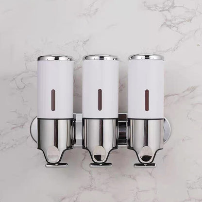 Hotel Wall Mounted Soap Dispenser with Level Window in White