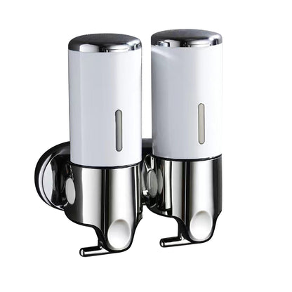Hotel Wall Mounted Soap Dispenser with Level Window in White