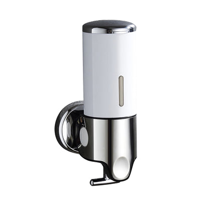 Hotel Wall Mounted Soap Dispenser with Level Window in White