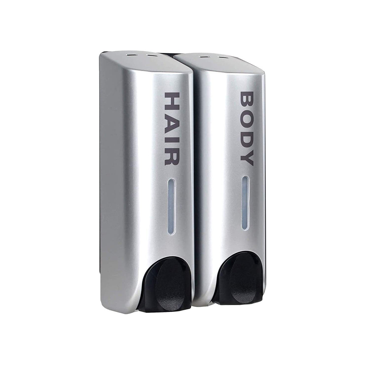 3 Chamber Options Wall Mounted Soap Dispenser in Silver