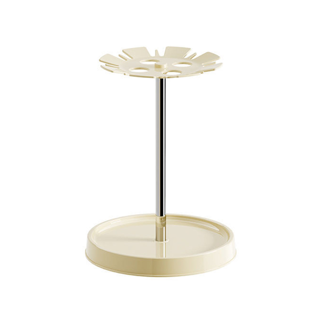 Umbrella Storage Rack with Drain Tray and Top Hooks