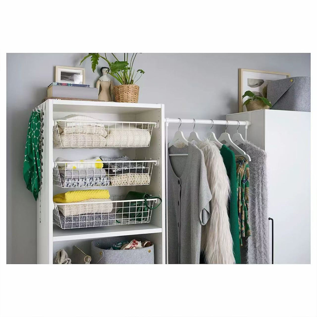 10PCS Wooden Suit Hangers with Slim Space Saving Design