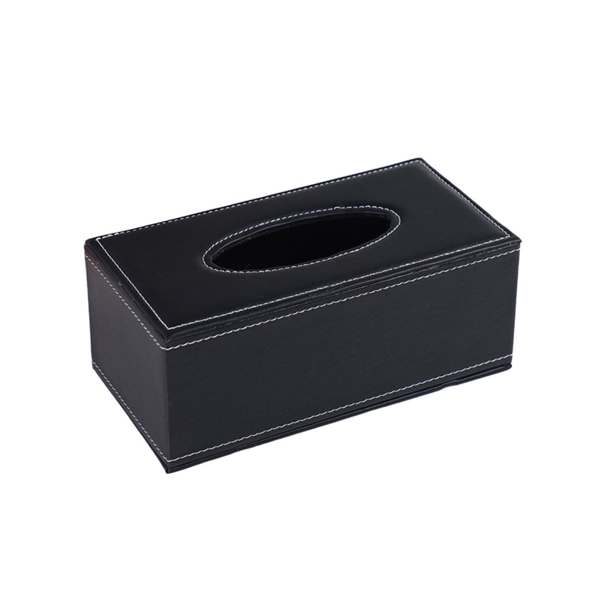PU Leather Tissue Box Holder for Hotel and Office Table Decor