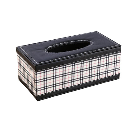 PU Leather Tissue Box Holder for Hotel and Office Table Decor
