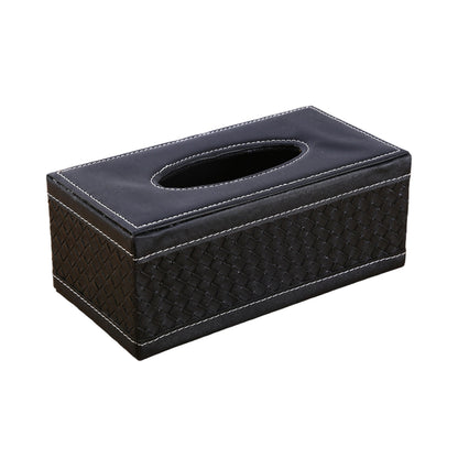 PU Leather Tissue Box Holder for Hotel and Office Table Decor