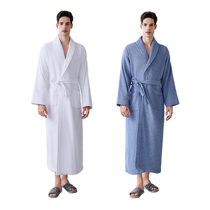 Cotton Bathrobe Quick Dry Absorbent Comfortable for Home Hotel Use