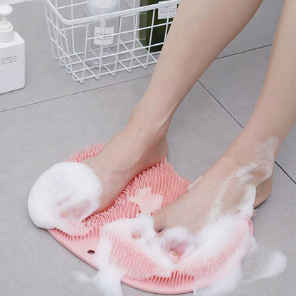 Shower Foot Scrubber Mat with Suction Cups for Exfoliating