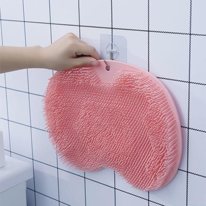 Shower Foot Scrubber Mat with Suction Cups for Exfoliating