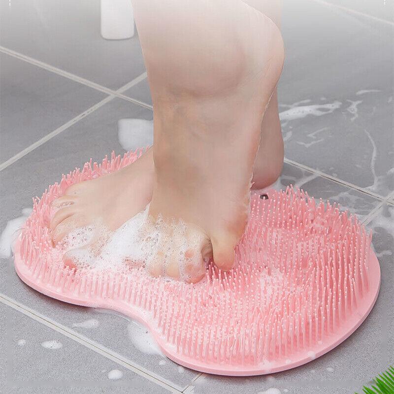 Shower Foot Scrubber Mat with Suction Cups for Exfoliating