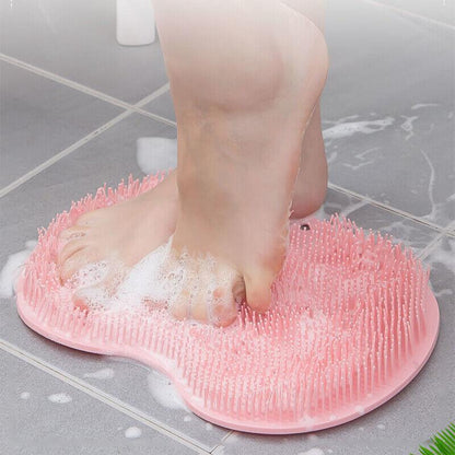 Shower Foot Scrubber Mat with Suction Cups for Exfoliating