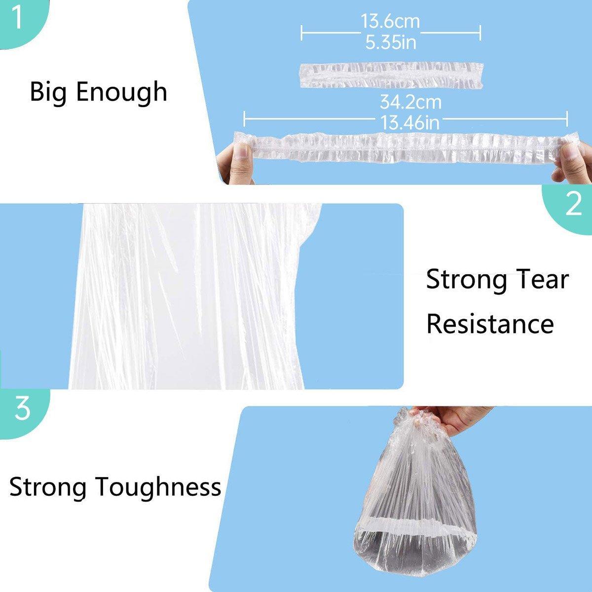 50PCS Individually Wrapped Disposable Shower Caps Pack