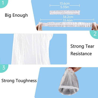 50PCS Individually Wrapped Disposable Shower Caps Pack