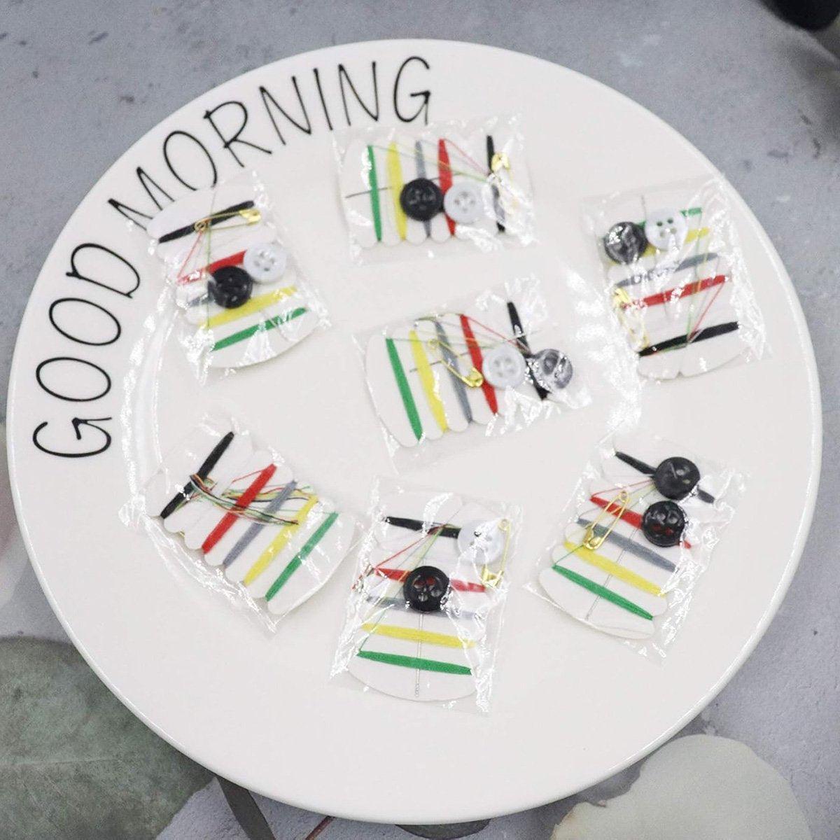 50PCS Hotel Travel Emergency Sewing Kits Assorted Set