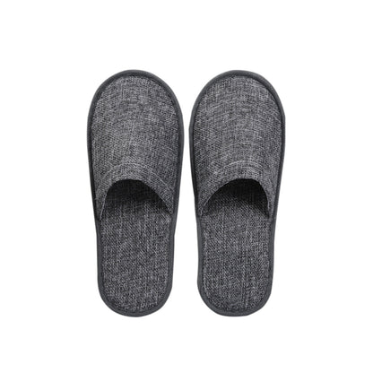 50 Pairs Closed Toe Disposable Slippers in White Grey Khaki
